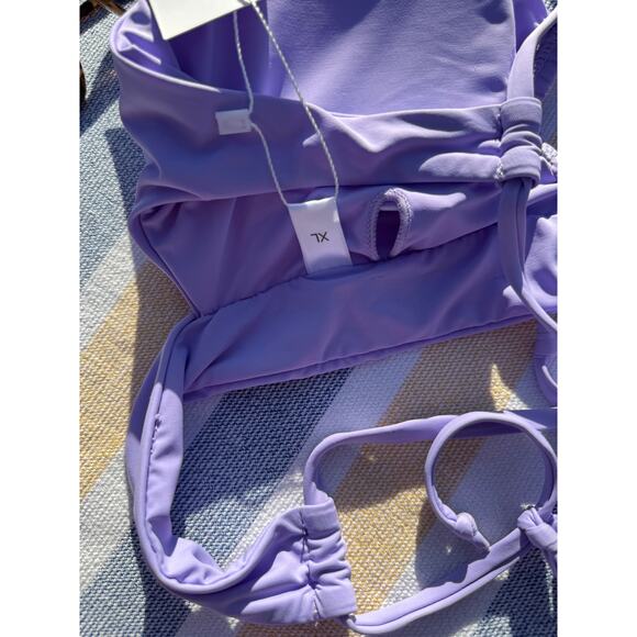 NWT, Chyrii Popular Brand, Lavendar Bikini Set, Keyhole Top & Side-Tie Bottom XL - Picture 5 of 8